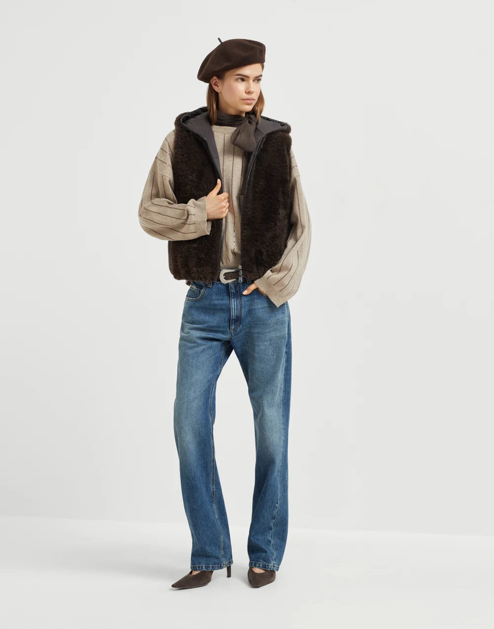 <tc>Brunello Cucinelli</tc> سترة كشمير رجالية