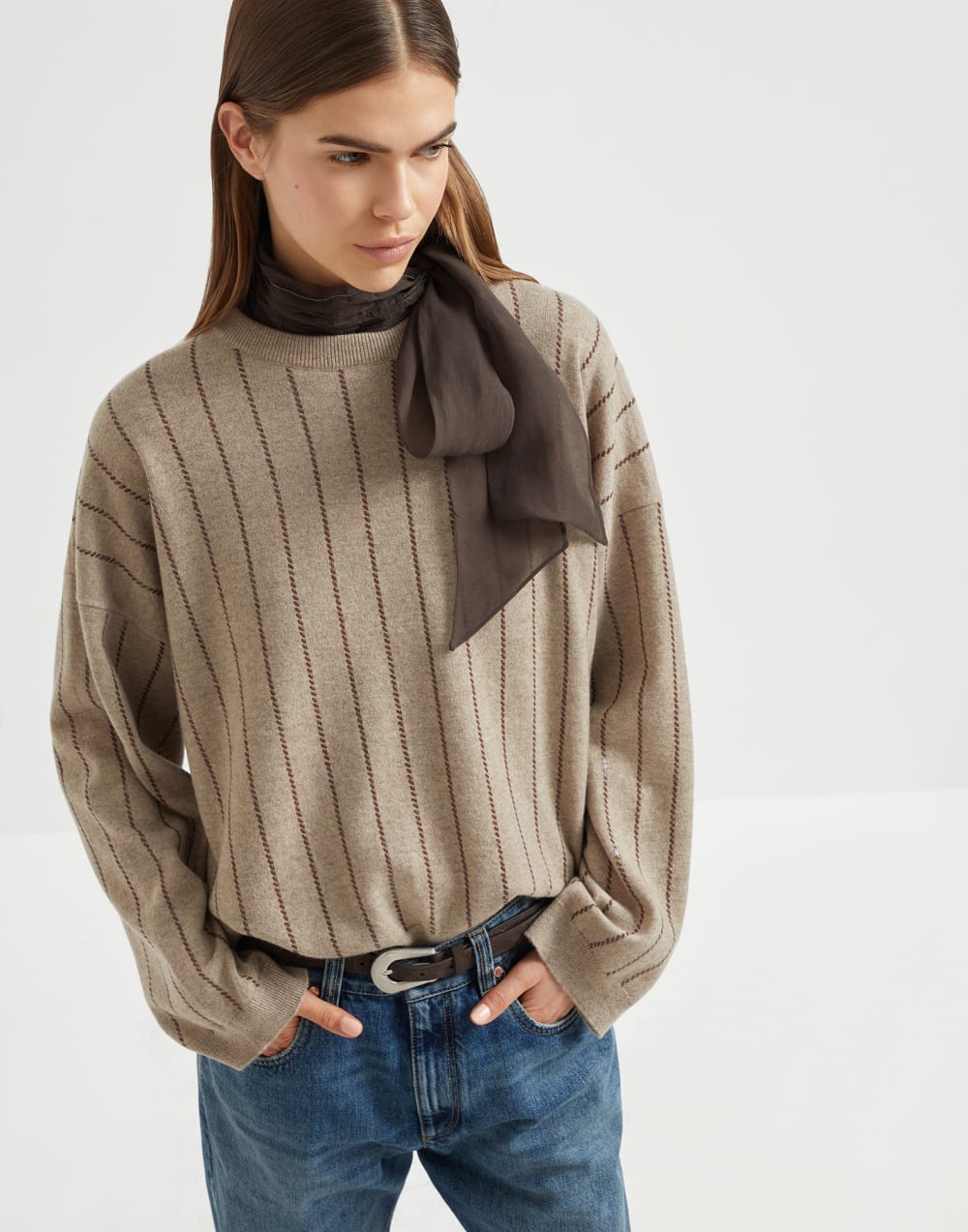 <tc>Brunello Cucinelli</tc> سترة كشمير رجالية
