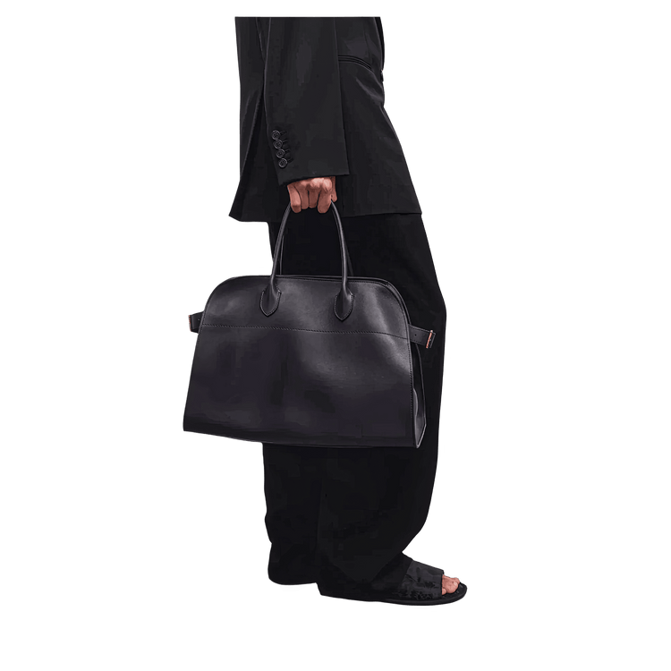 The Row Soft Margaux 17 Bag in Leather