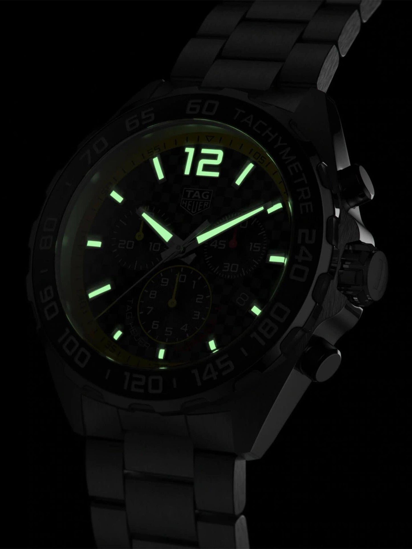 TAG Heuer Formula 1 Chronograph Quartz Black Dial 43mm Men's Watch