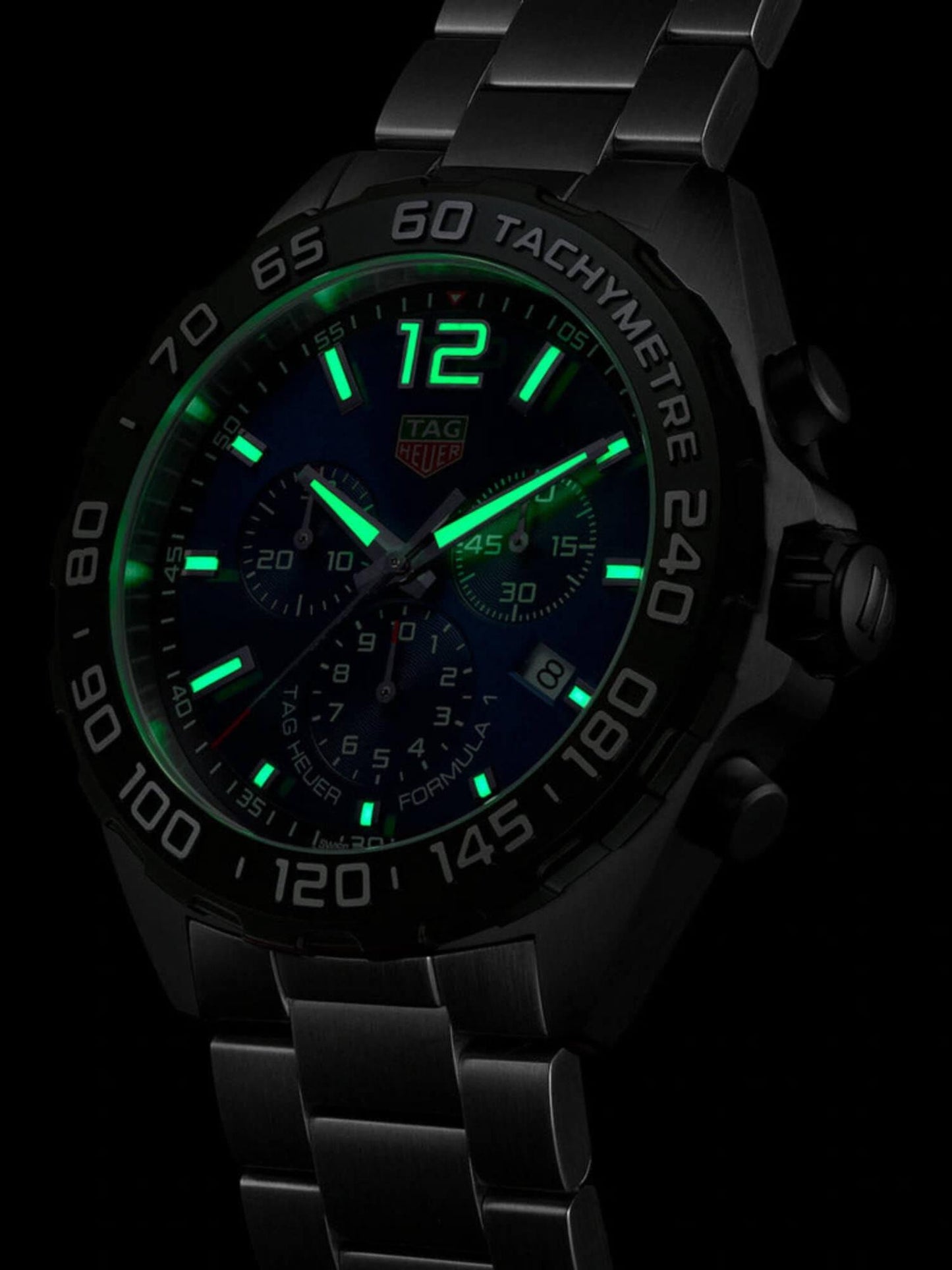 TAG Heuer Formula 1 Chronograph Quartz Blue Dial 43mm Men's Watch