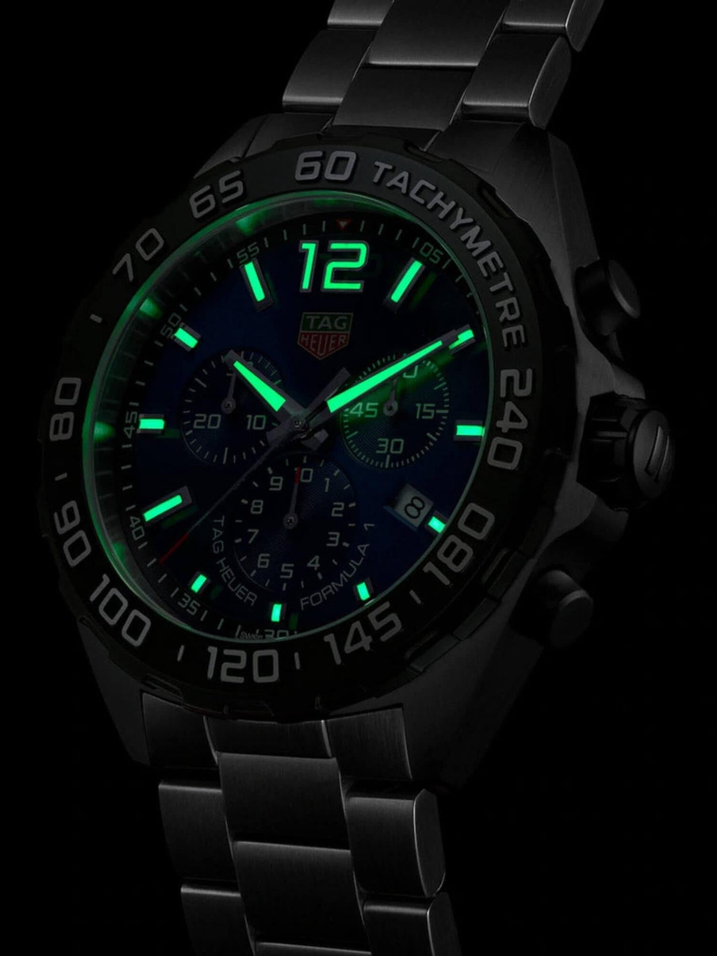 TAG Heuer Formula 1 Chronograph Quarz Blaues Zifferblatt 43mm Herrenuhr