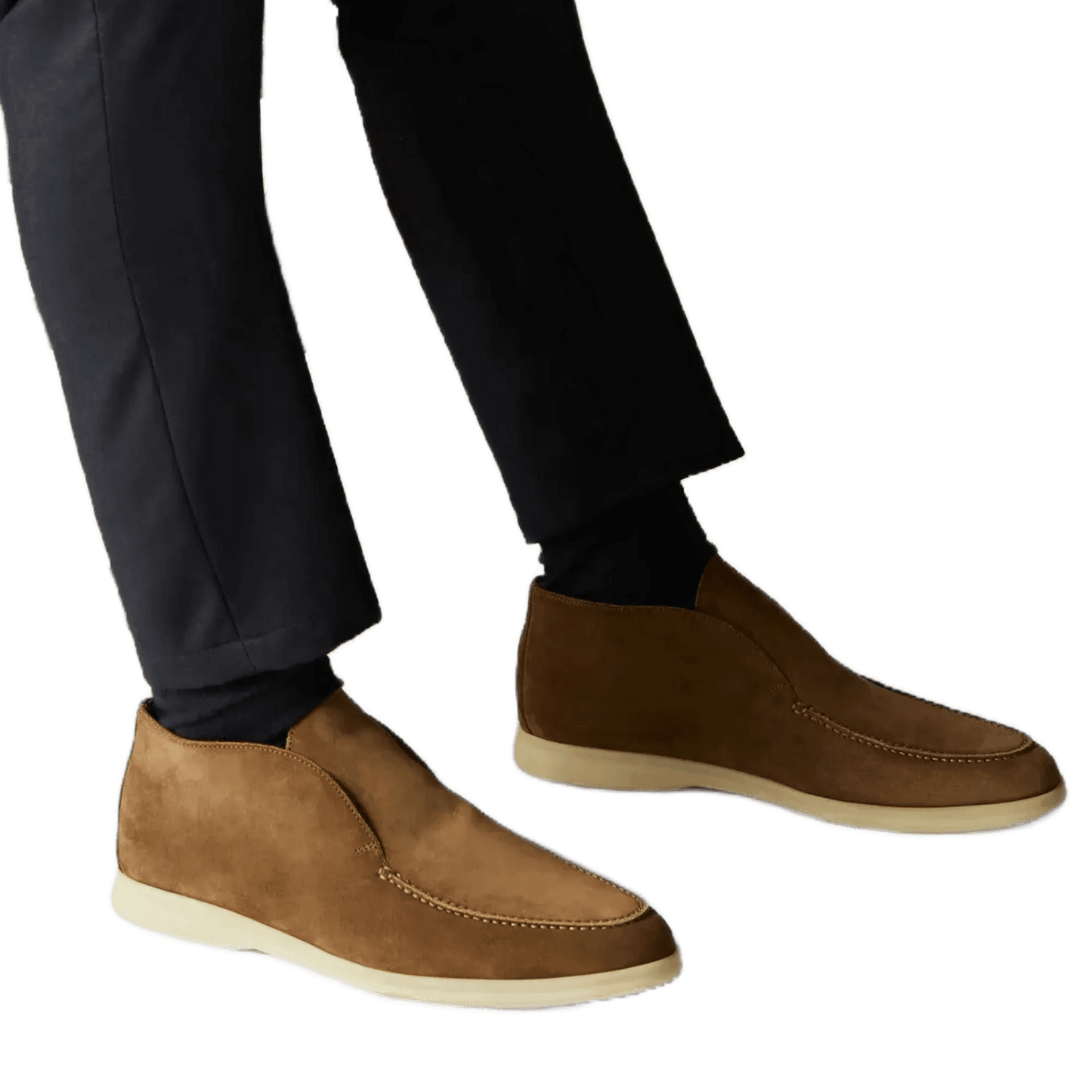 <tc>Loro Piana</tc> Botas Chukka de paseo abiertas para hombre