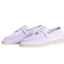 <tc>Loro Piana</tc> حذاء لوفرز صيفي للنساء من تشارمز ووك (جلد سويدي)
