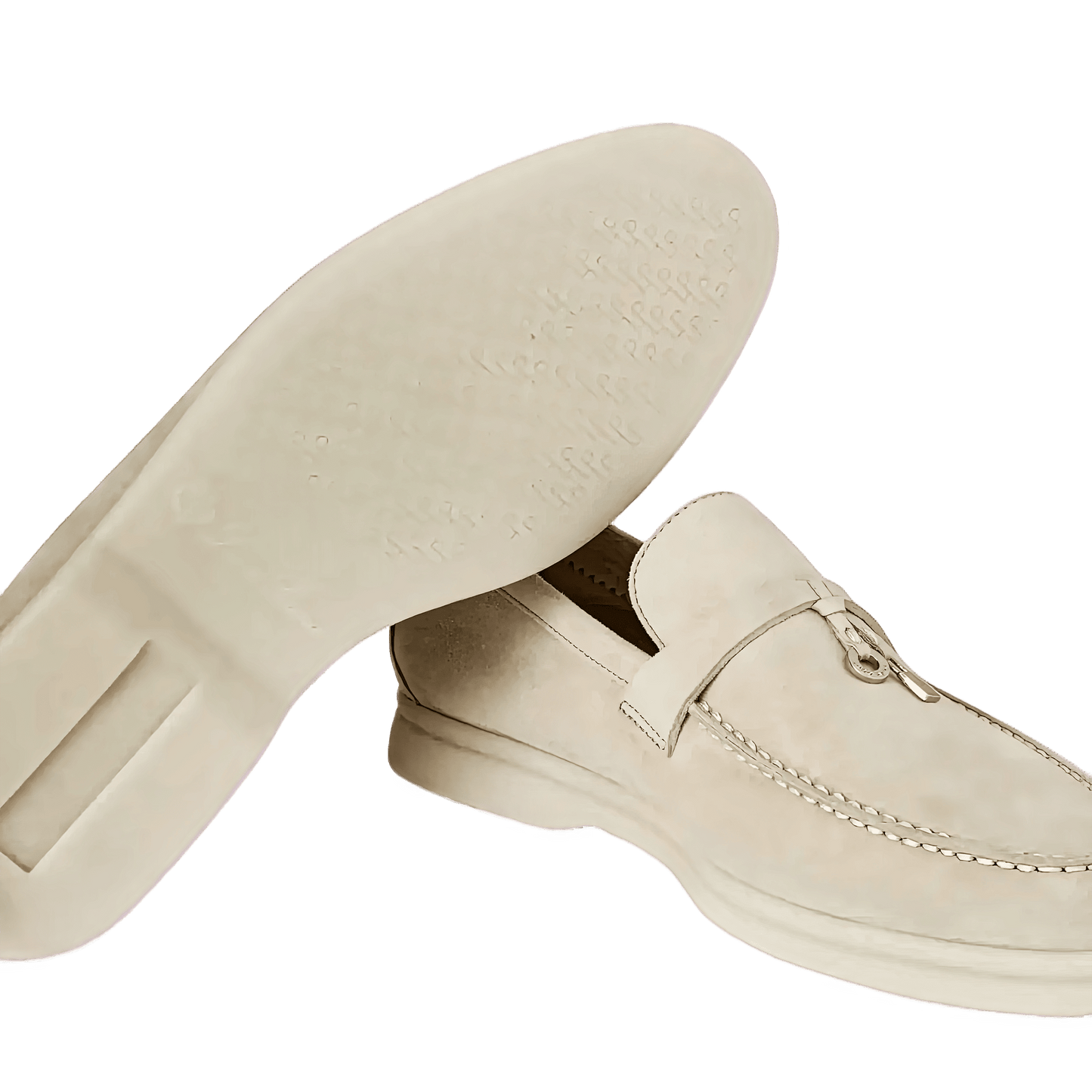 <tc>Loro Piana</tc> حذاء لوفرز صيفي للنساء من تشارمز ووك (جلد سويدي)