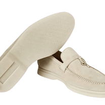 <tc>Loro Piana</tc> حذاء لوفرز صيفي للنساء من تشارمز ووك (جلد سويدي)