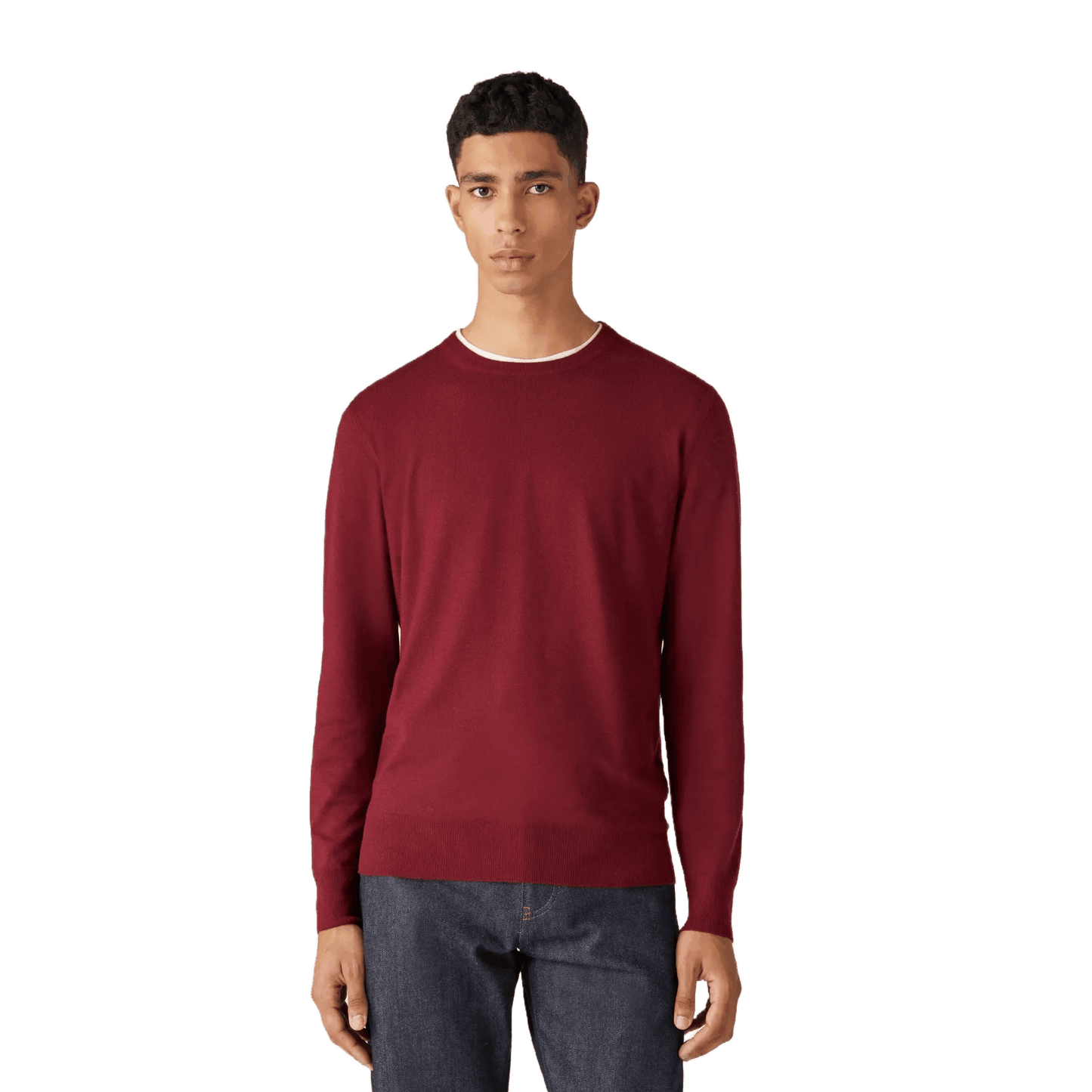 <tc>Loro Piana</tc> Sudadera con cuello redondo superligera para hombre