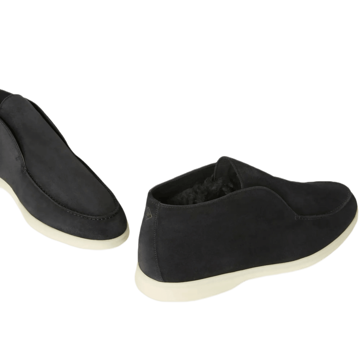 <tc>Loro Piana</tc> Botas Chukka de paseo abiertas para hombre (gamuza con piel de castor)