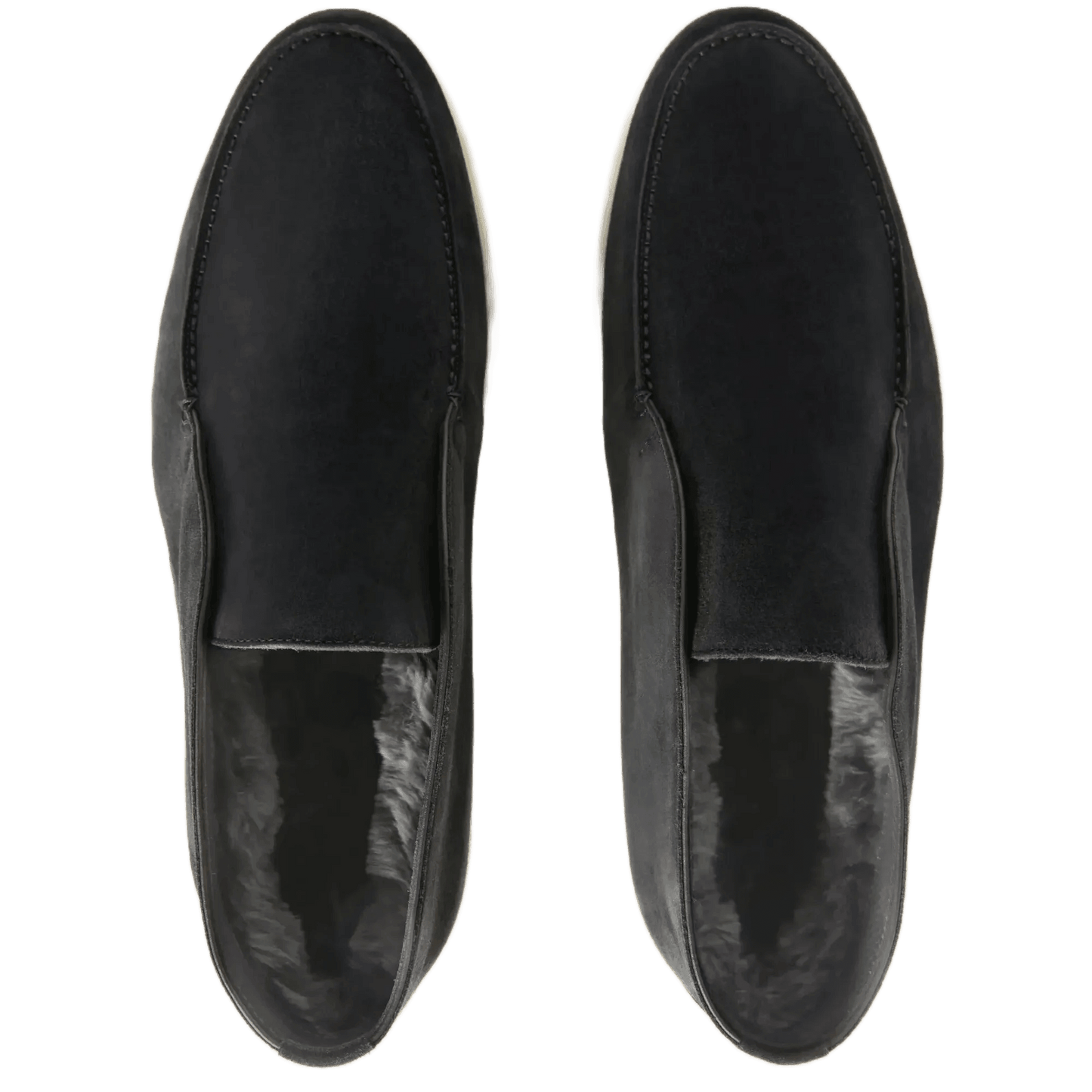 <tc>Loro Piana</tc> Botas Chukka de paseo abiertas para hombre (gamuza con piel de castor)