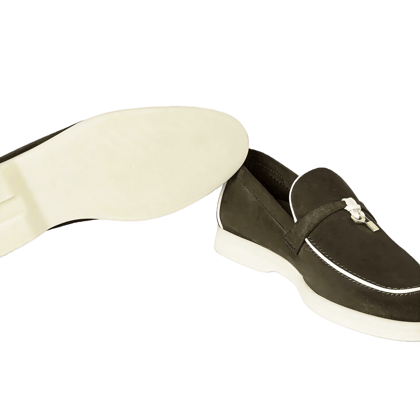 Mocassins Loro Piana Summer Charms Walk pour femme (daim, cuir de chèvre velours)