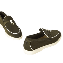 <tc>Loro Piana</tc> 女士夏季 Charms Walk 樂福鞋(絨面革、絨面山羊皮)