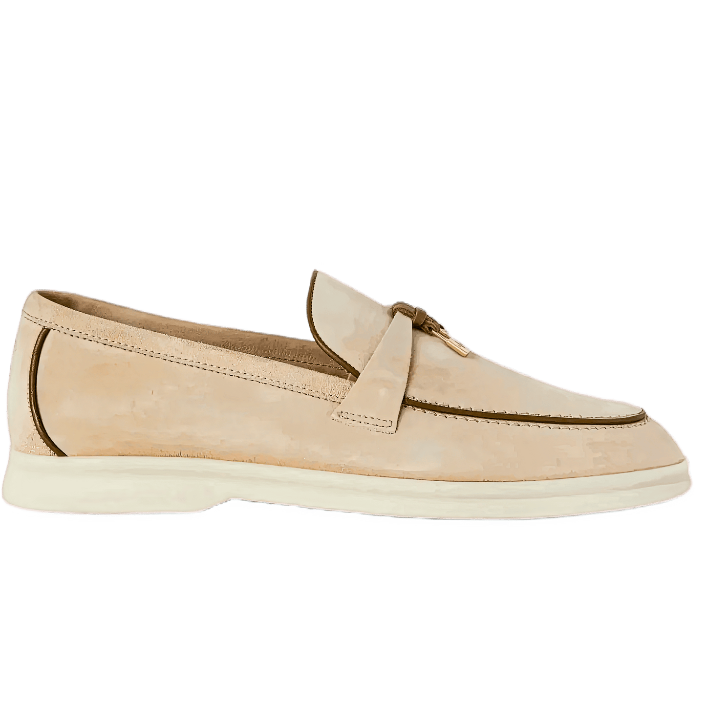 <tc>Loro Piana</tc> 女士夏季 Charms Walk 樂福鞋(絨面革、絨面山羊皮)