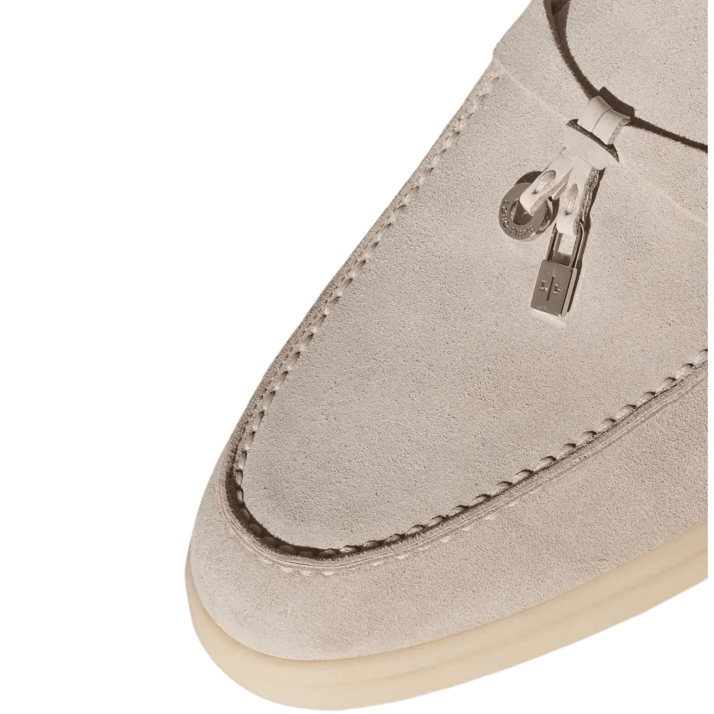 <tc>Loro Piana</tc> Mocasines Summer Charms Walk para mujer (gamuza con pelo de castor)