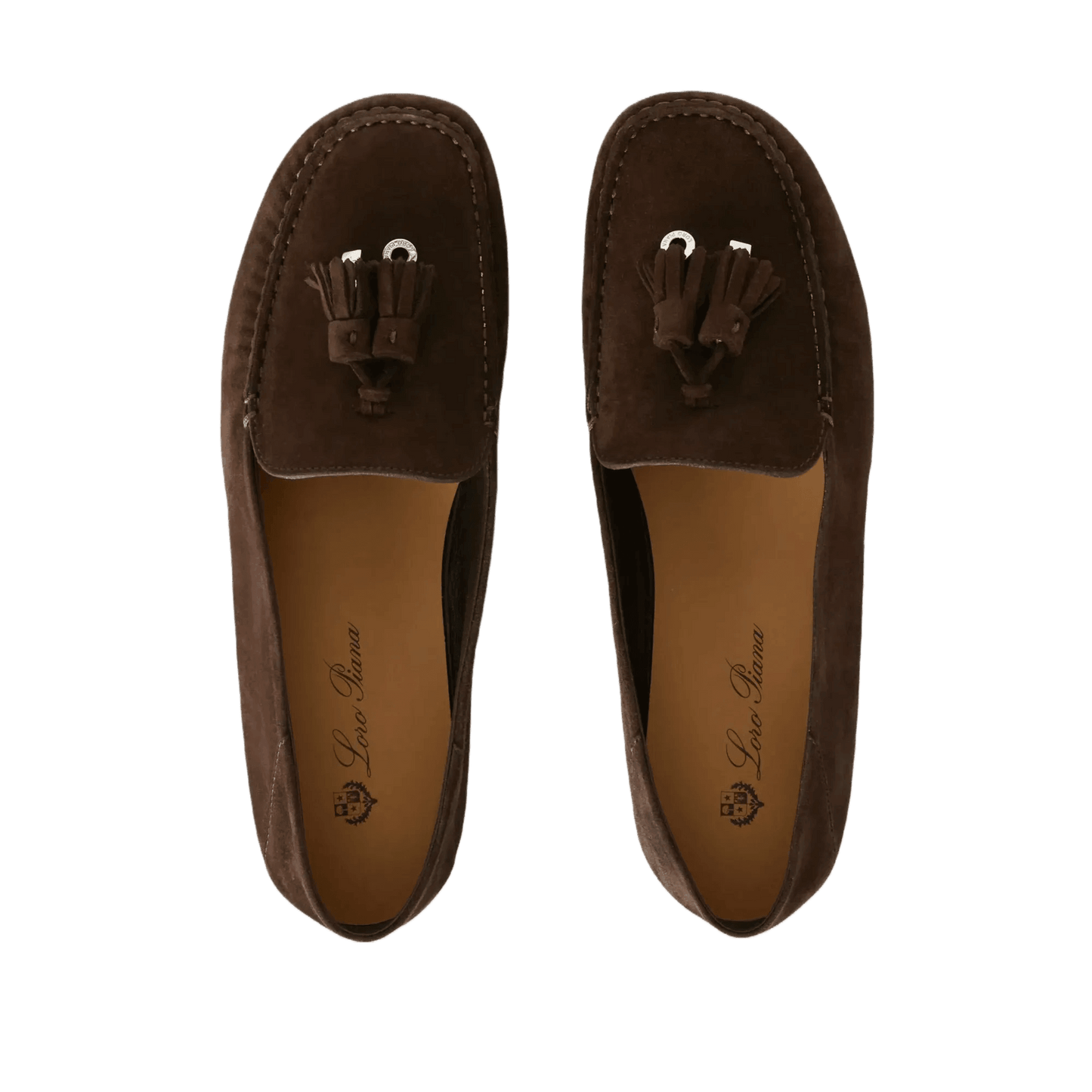 <tc>Loro Piana</tc> Mocassins à semelles à pois pour femmes