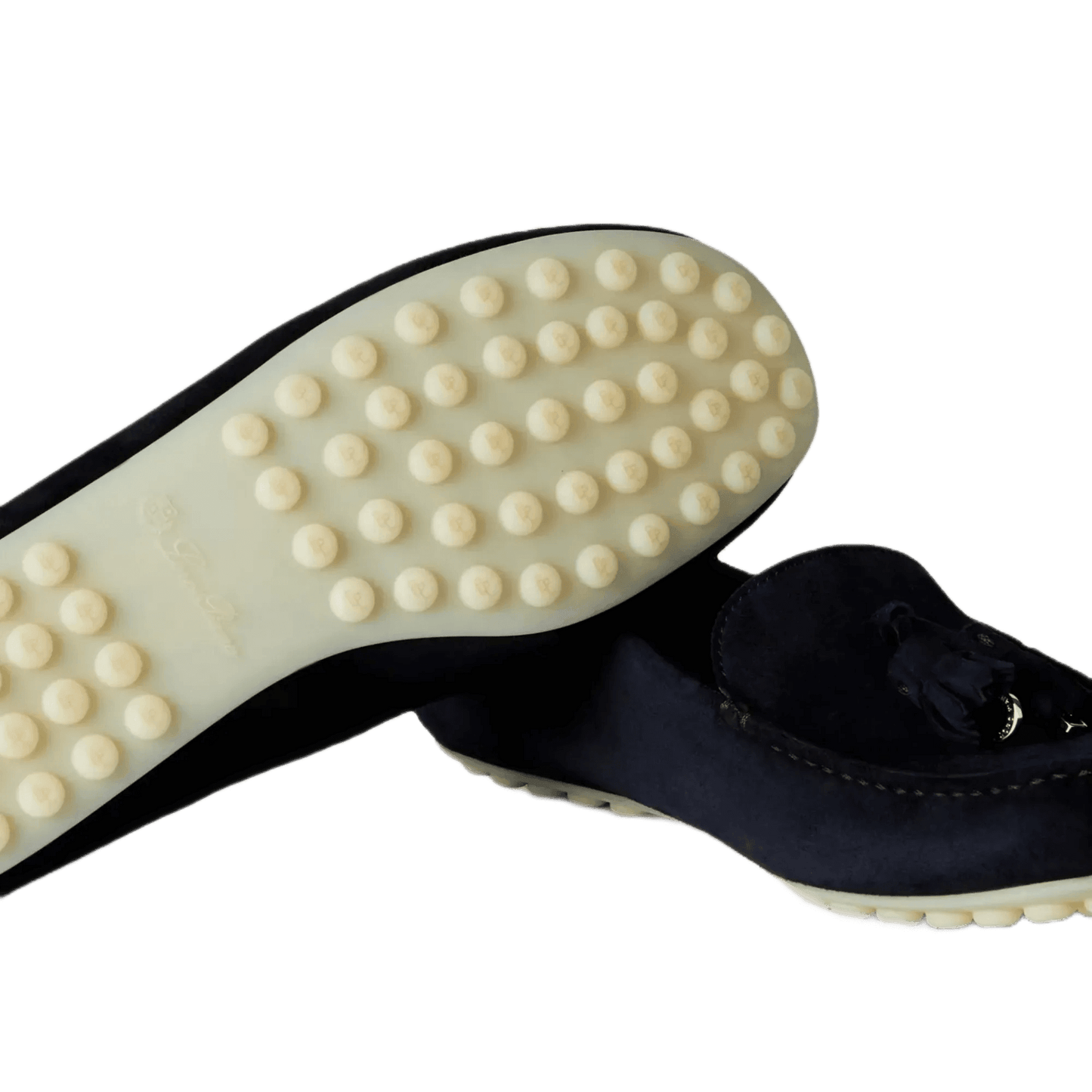 <tc>Loro Piana</tc> Mocassins à semelles à pois pour femmes