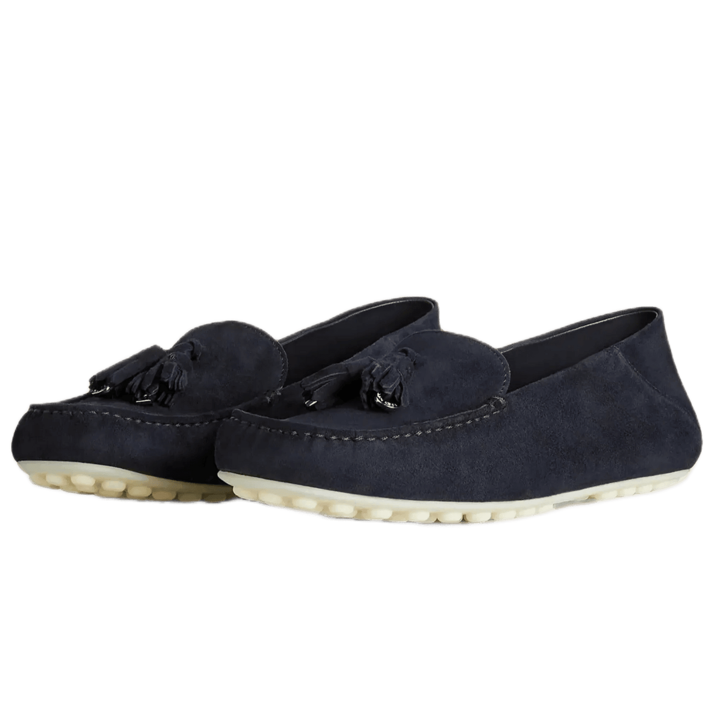 <tc>Loro Piana</tc> Mocassins à semelles à pois pour femmes