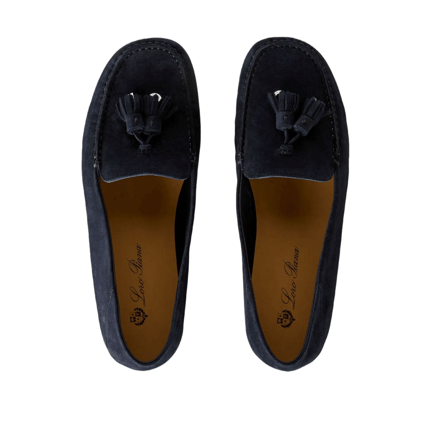 <tc>Loro Piana</tc> Mocassins à semelles à pois pour femmes
