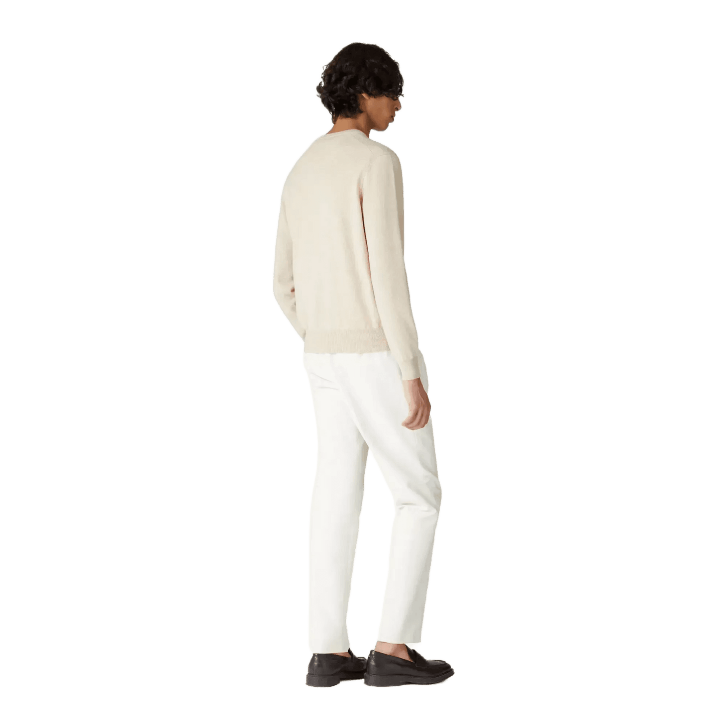 <tc>Loro Piana</tc> Cuello en V clásico para hombre