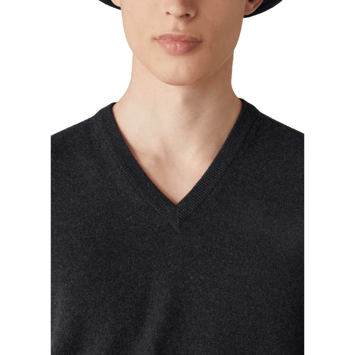 <tc>Loro Piana</tc> Cuello en V clásico para hombre