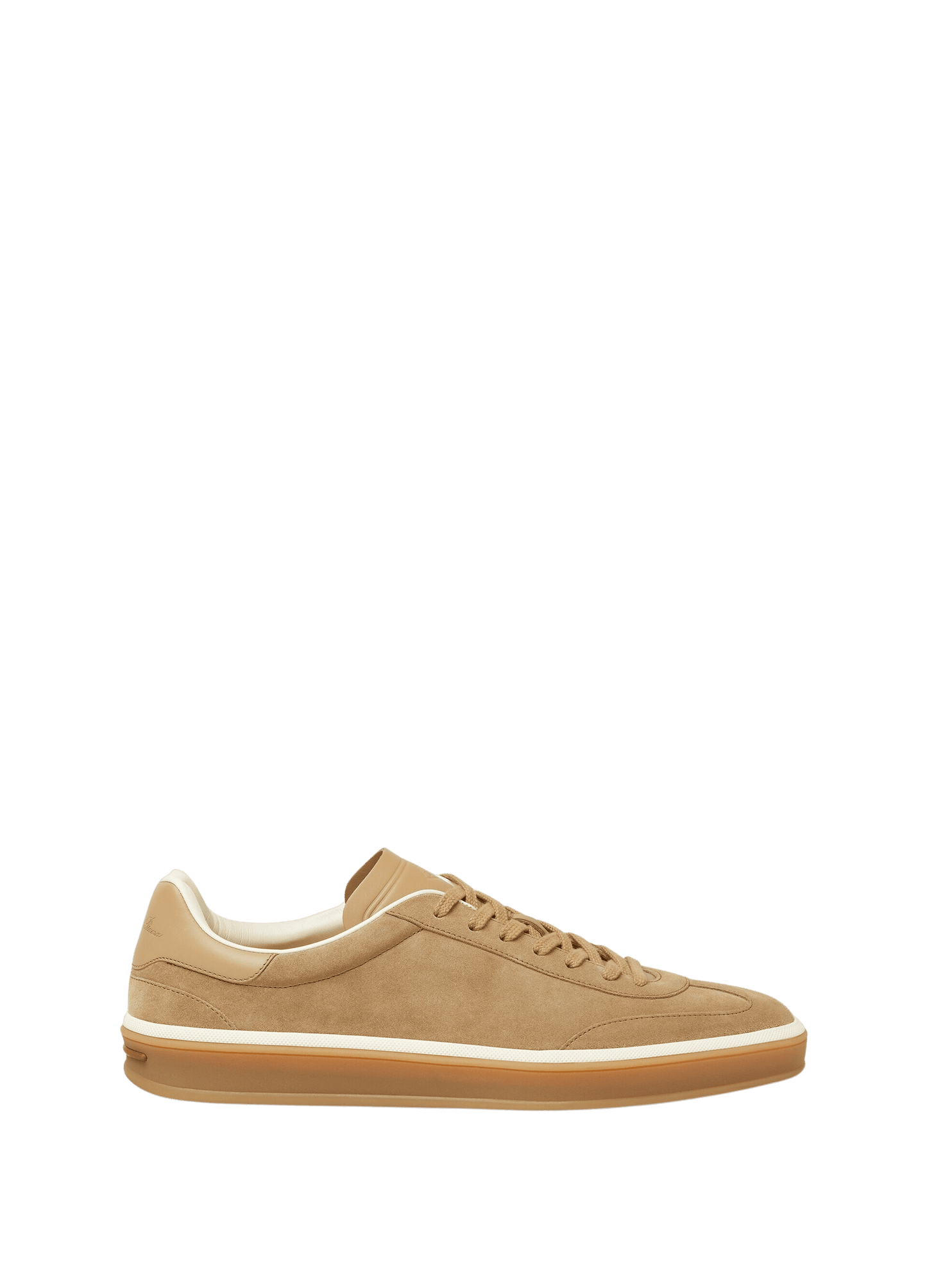 <tc>Loro Piana</tc> รองเท้าผ้าใบเทนนิสวอล์คสำหรับผู้ชาย (หนังกลับแบบผ่าหน้า)