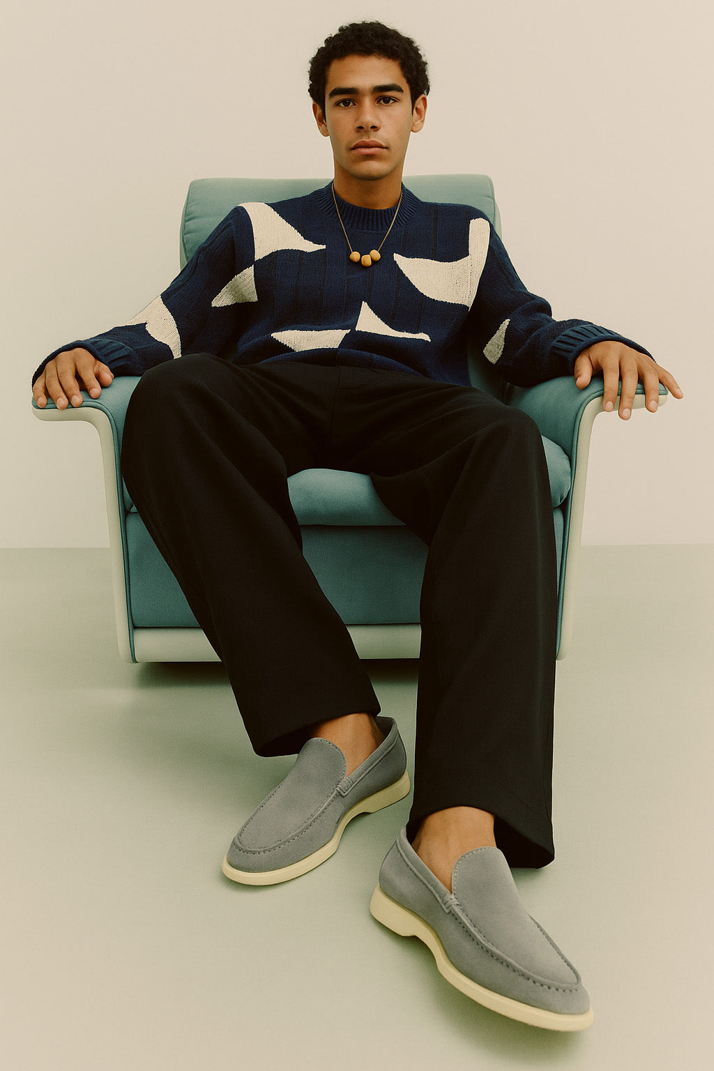 <tc>Loro Piana</tc> حذاء لوفرز صيفي للرجال