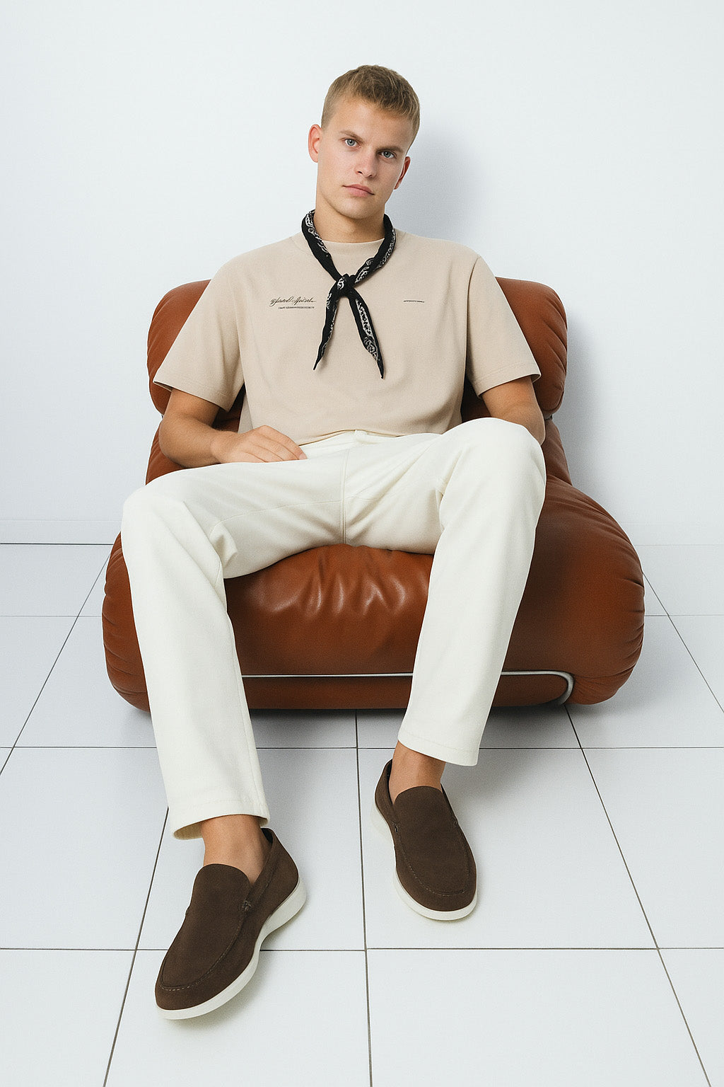 <tc>Loro Piana</tc> حذاء لوفرز صيفي للرجال