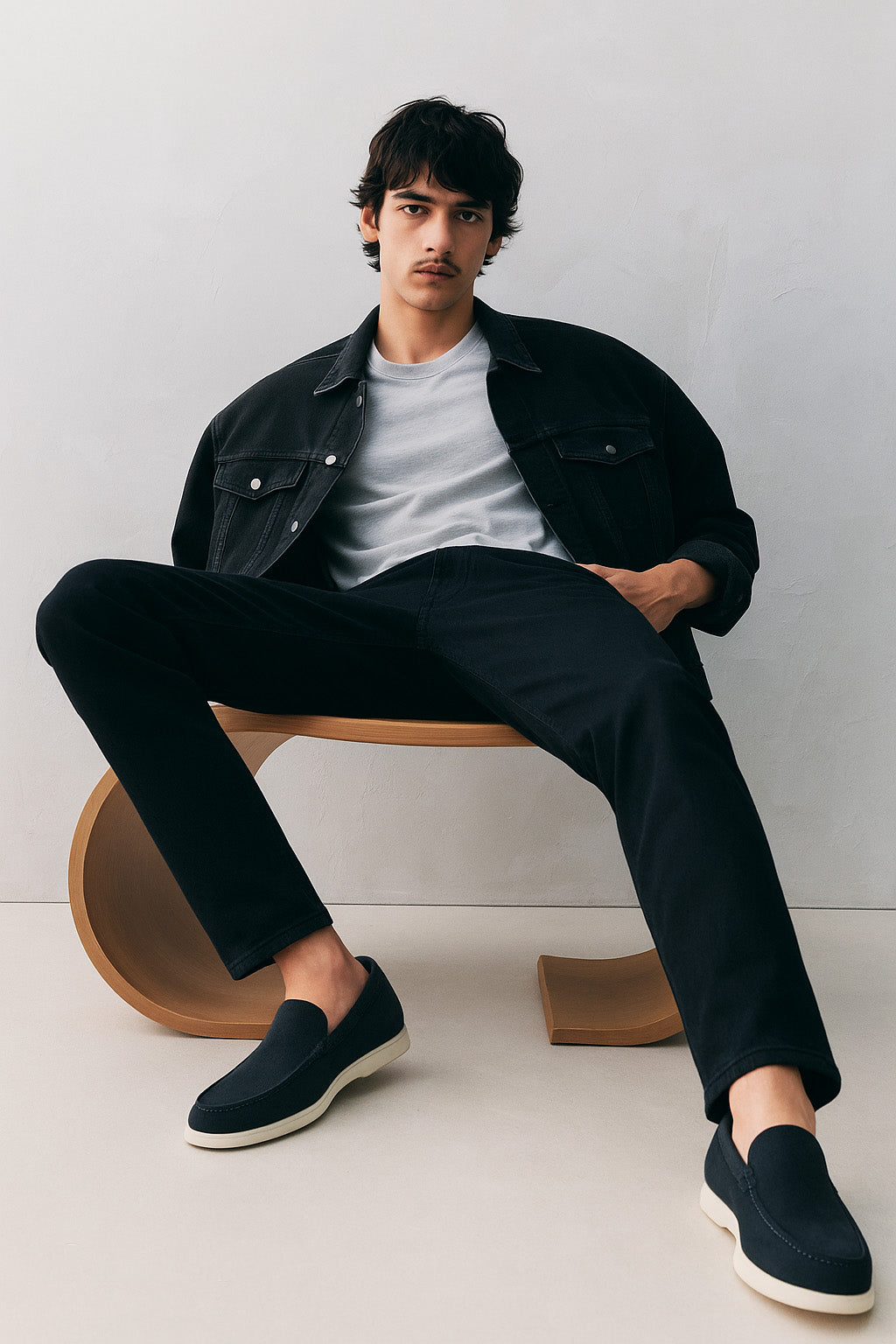 <tc>Loro Piana</tc> حذاء لوفرز صيفي للرجال