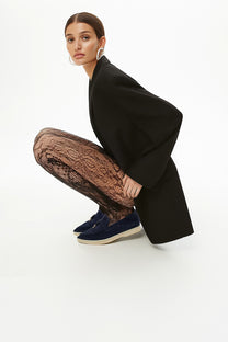 <tc>Loro Piana</tc> حذاء لوفرز صيفي للنساء من تشارمز ووك (جلد سويدي)