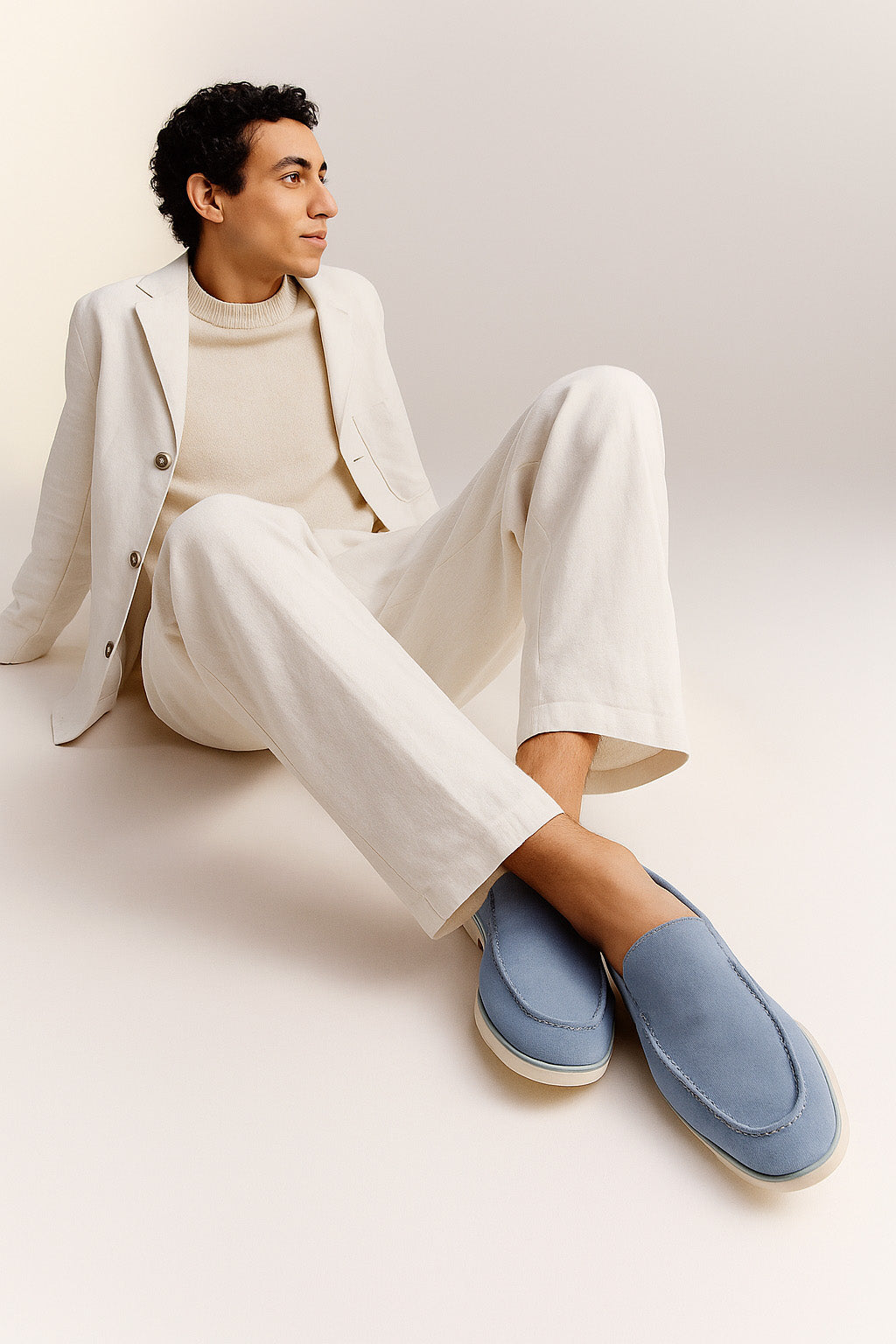 <tc>Loro Piana</tc> حذاء لوفرز صيفي للرجال