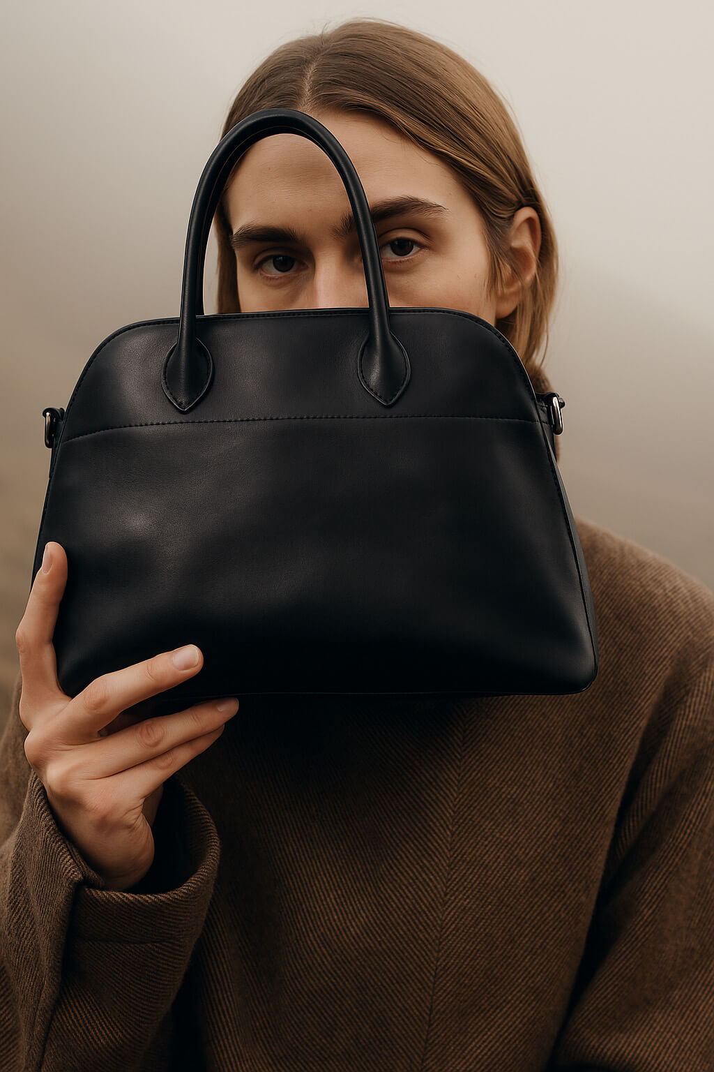 <tc>The Row</tc> Soft Margaux 10 皮革手袋