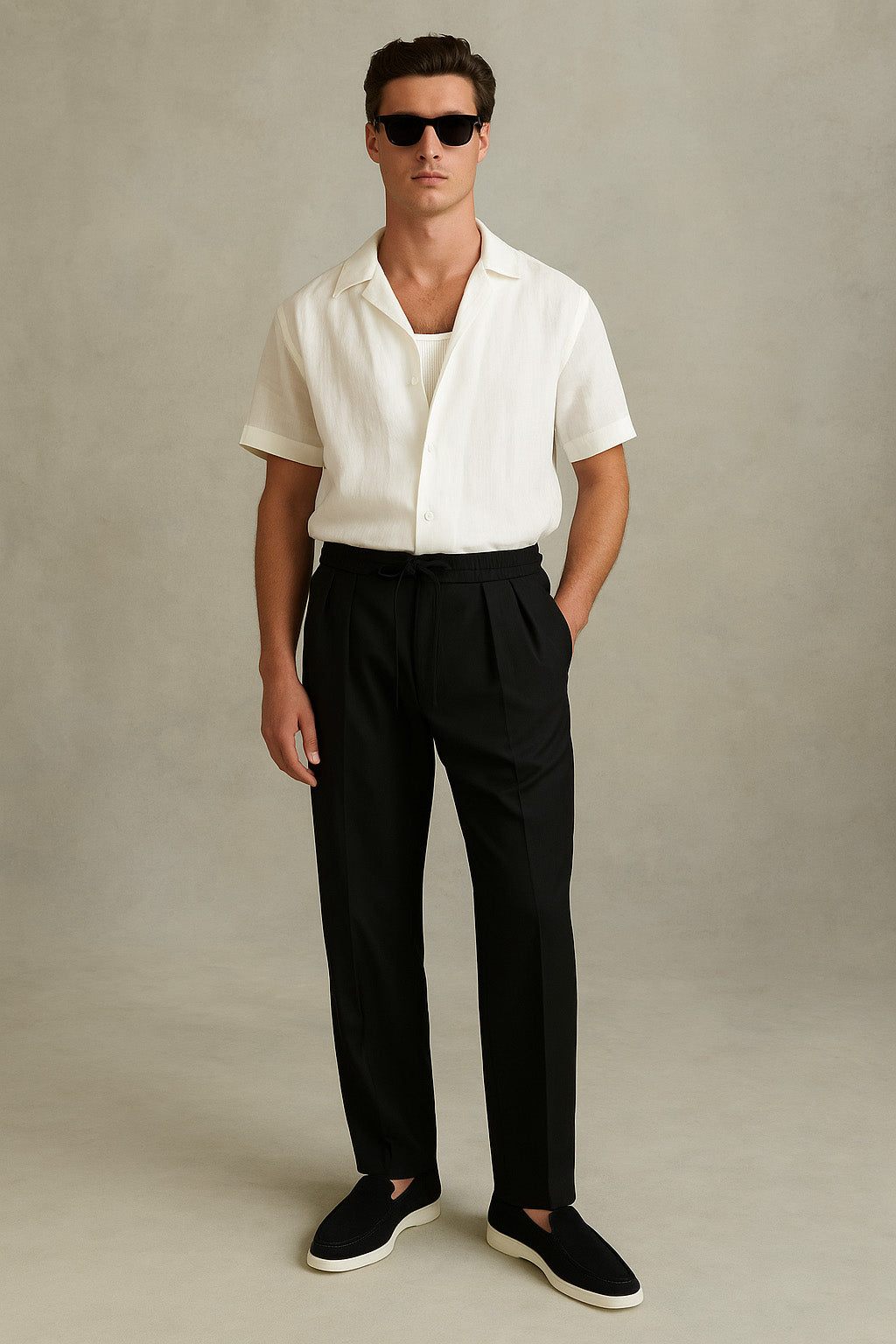 <tc>Loro Piana</tc> حذاء لوفرز صيفي للرجال