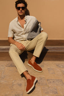 <tc>Loro Piana</tc> حذاء لوفرز صيفي للرجال