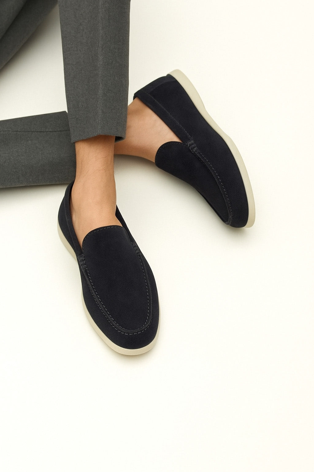 <tc>Loro Piana</tc> حذاء لوفرز صيفي للرجال