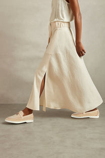 <tc>Loro Piana</tc> 女士夏季 Charms Walk 樂福鞋(絨面革、絨面山羊皮)