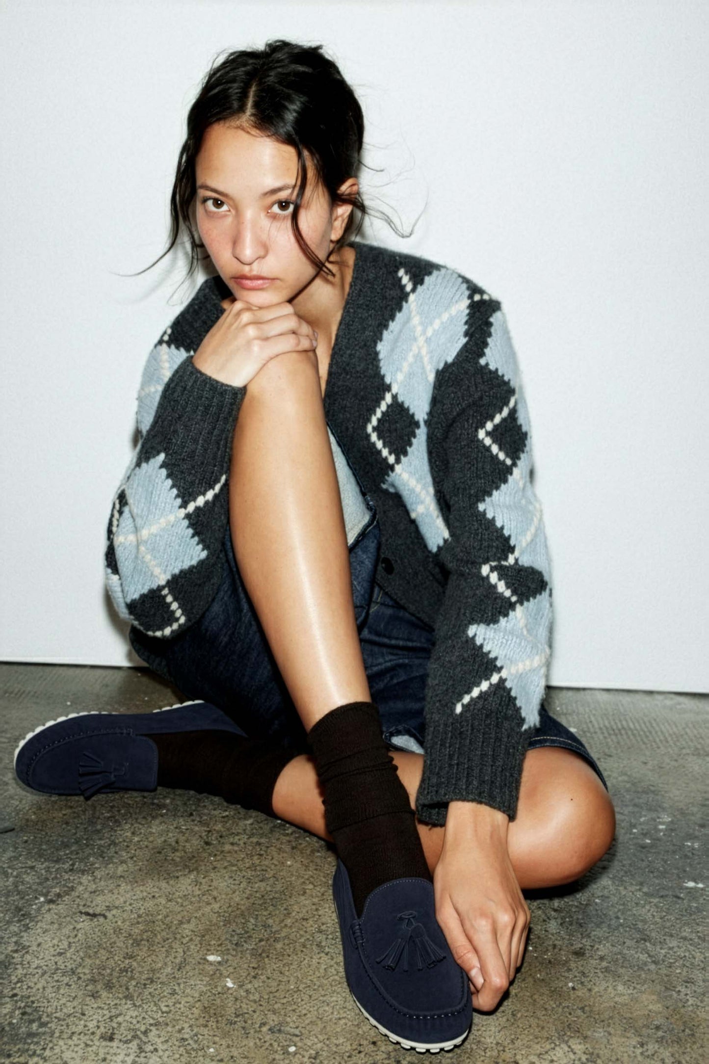 <tc>Loro Piana</tc> 女士圓點鞋底休閒鞋