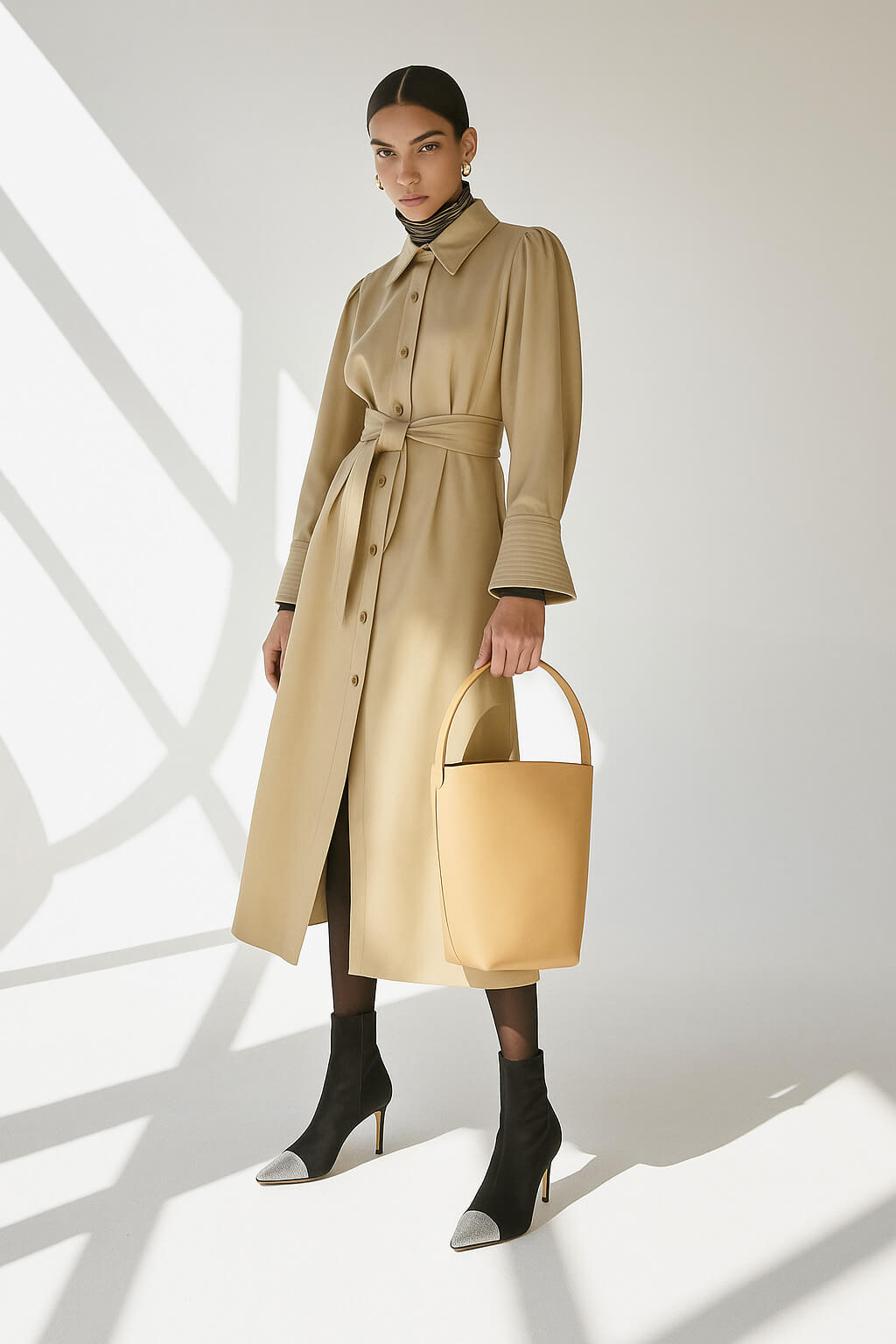 <tc>The Row</tc> Bolso grande N/S Park en nobuk