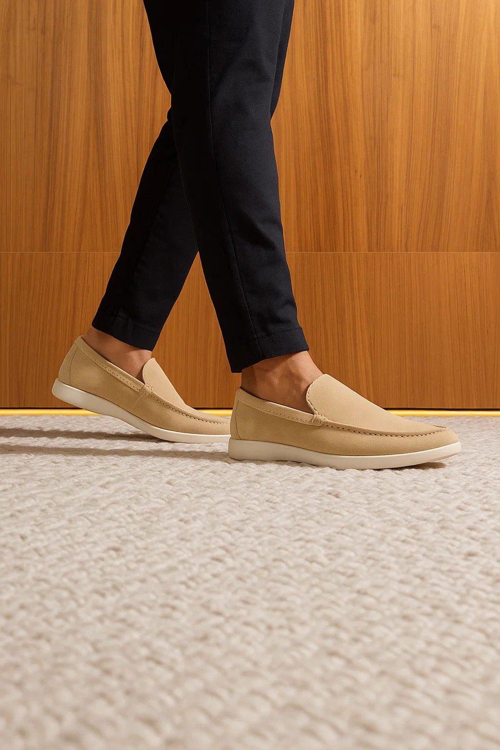 <tc>Loro Piana</tc> حذاء لوفرز صيفي للرجال