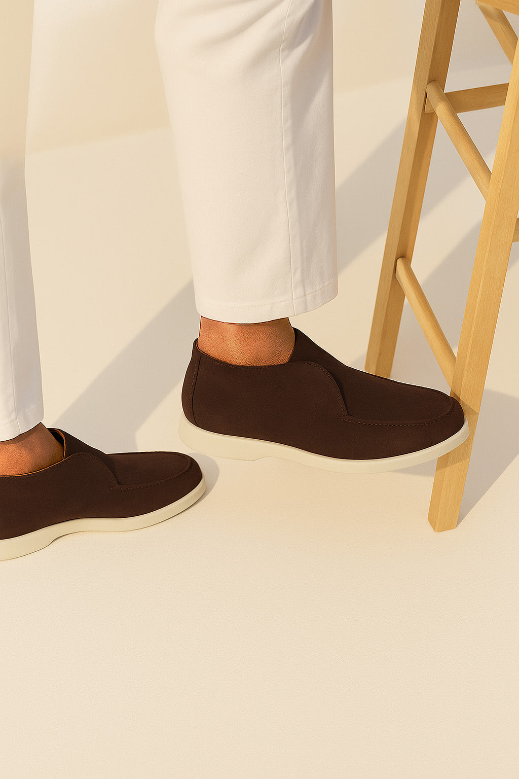 <tc>Loro Piana</tc> Botas Chukka de paseo abiertas para hombre