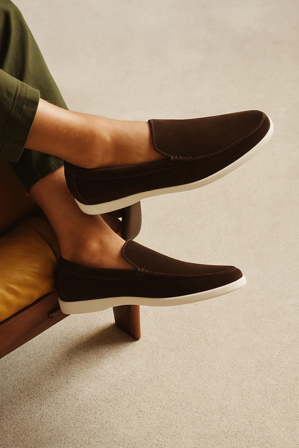 <tc>Loro Piana</tc> حذاء لوفرز صيفي للرجال