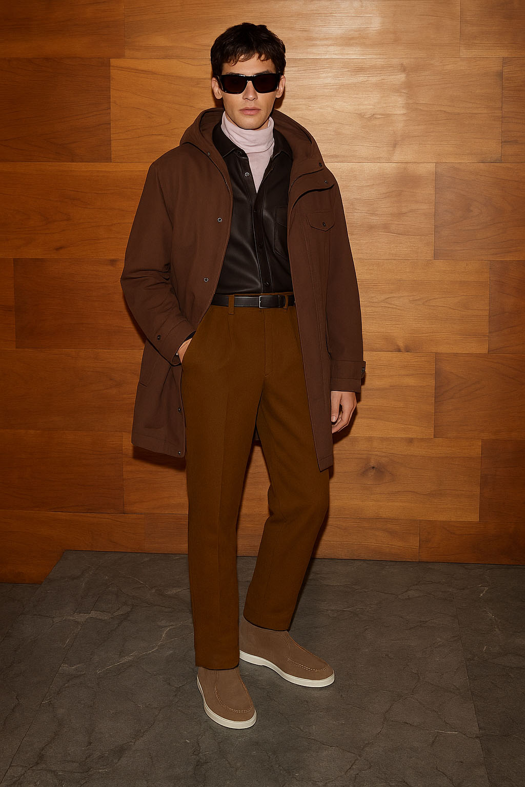 <tc>Loro Piana</tc> Botas Chukka de paseo abiertas para hombre