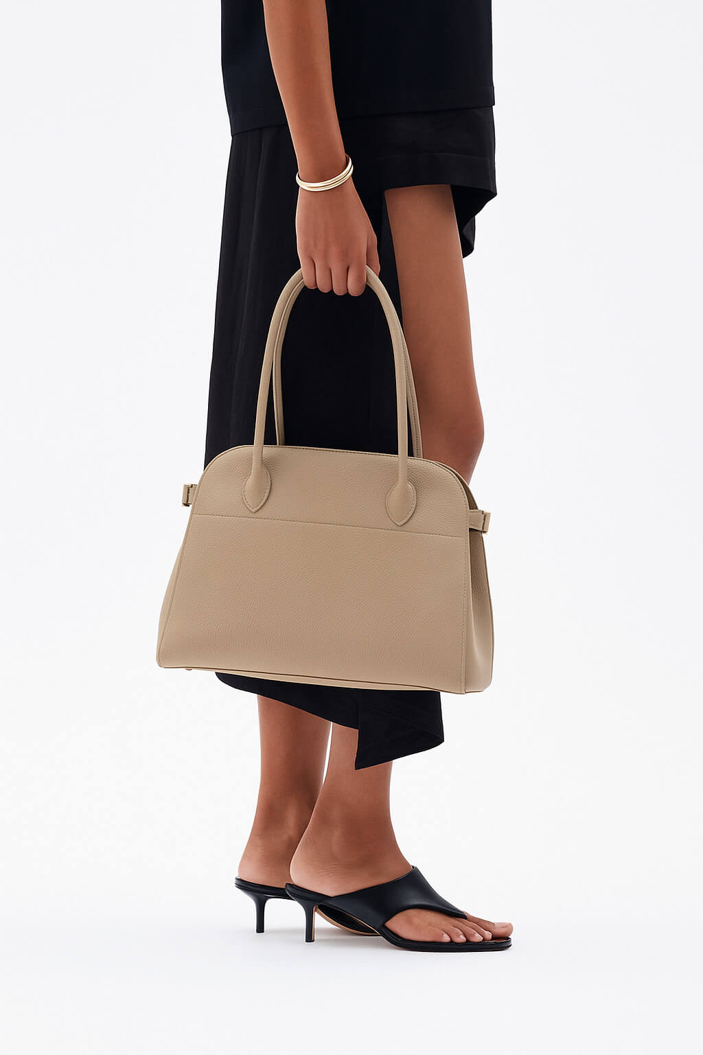 <tc>The Row</tc> Soft Margaux 12 皮革手袋