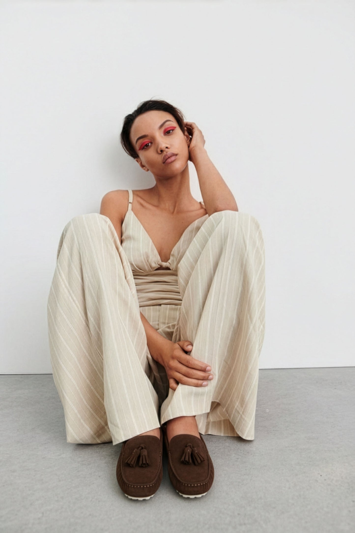 <tc>Loro Piana</tc> 女士圓點鞋底休閒鞋