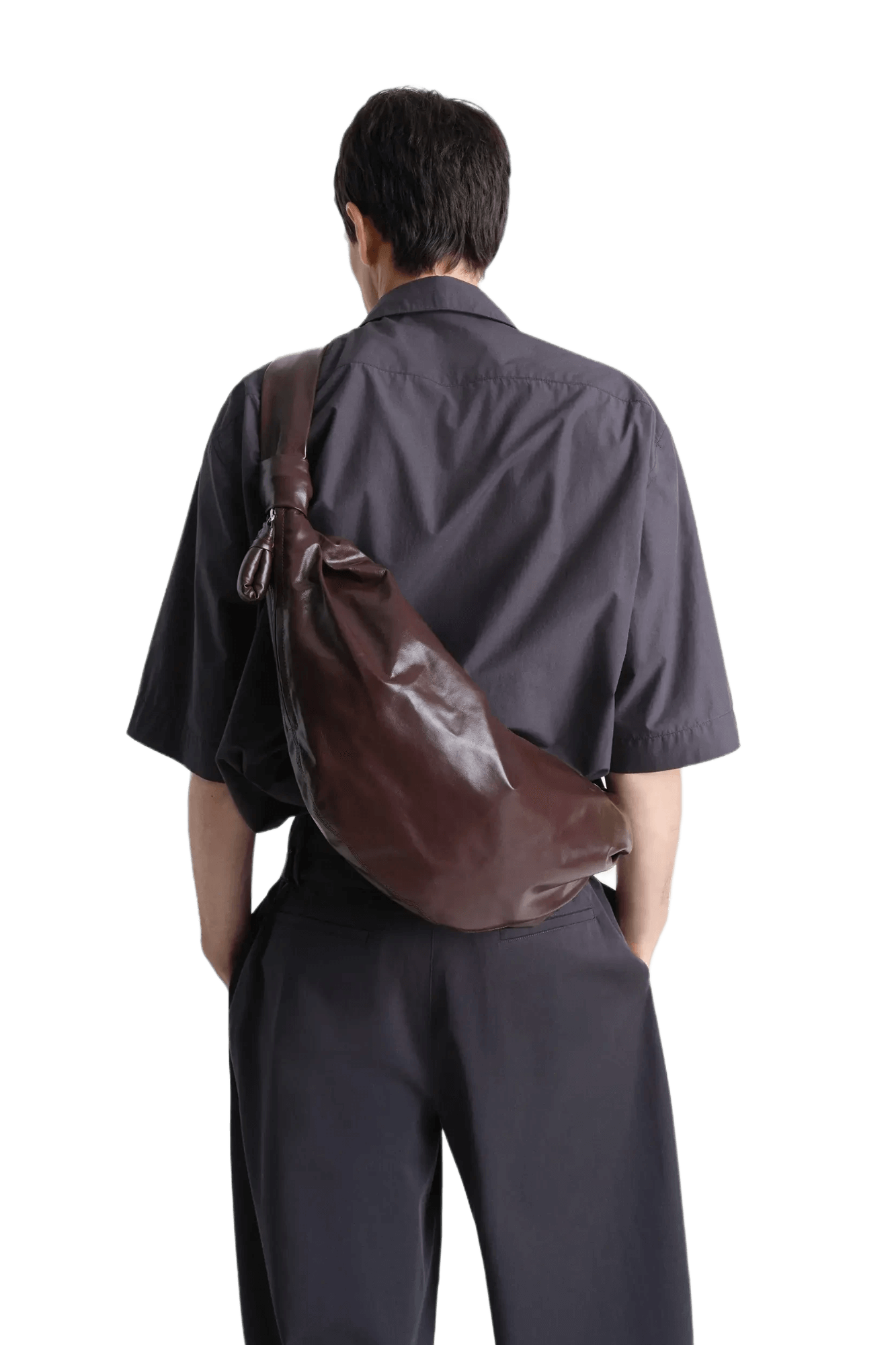 Lemaire Unisex Medium Soft Croissant Bag in Paper Leather – Kinship JP Lemaire Unisex Medium Soft Croissant Bag in Paper Leather – Kinship JP