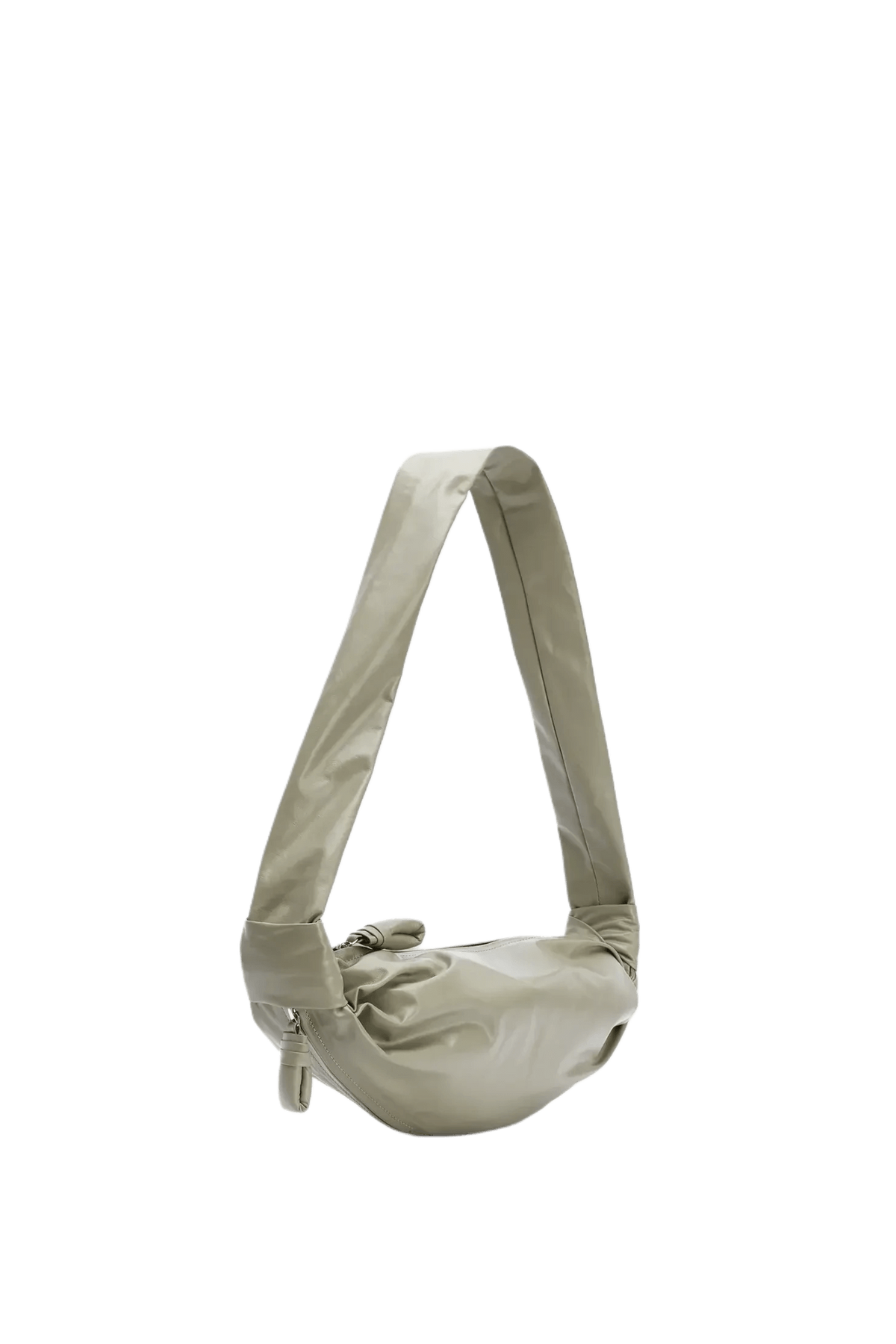 Lemaire Unisex Kleine Weiche Croissant-Tasche aus Papierleder