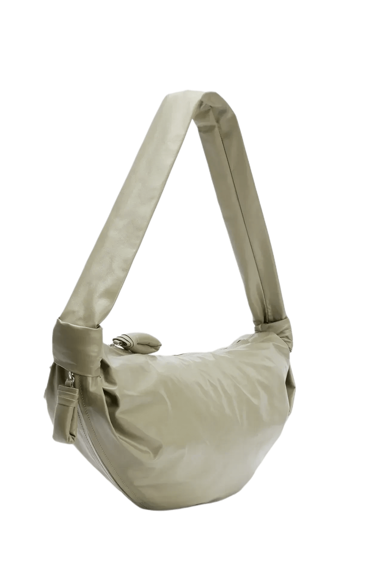 Lemaire Unisex Mittlere Weiche Croissant-Tasche aus Papierleder
