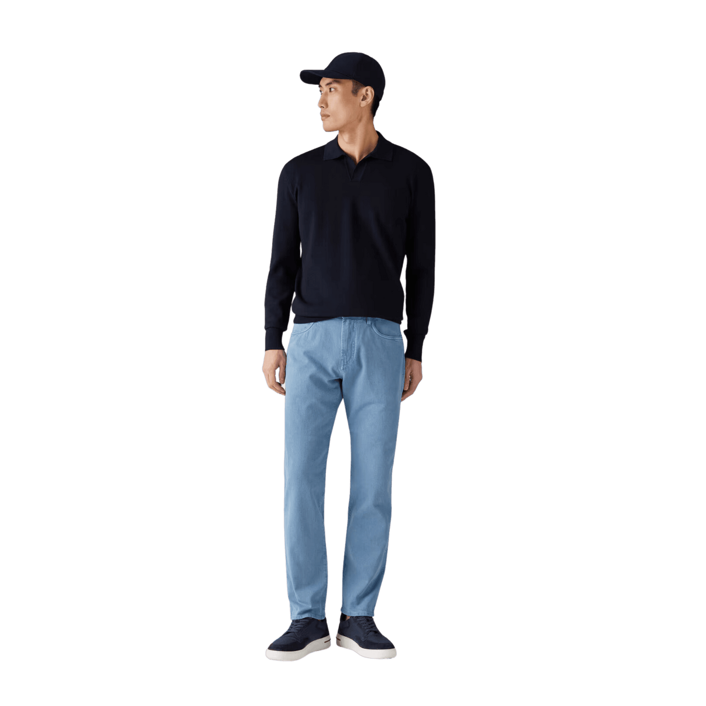 <tc>Loro Piana</tc> 男士無扣 Polo 衫