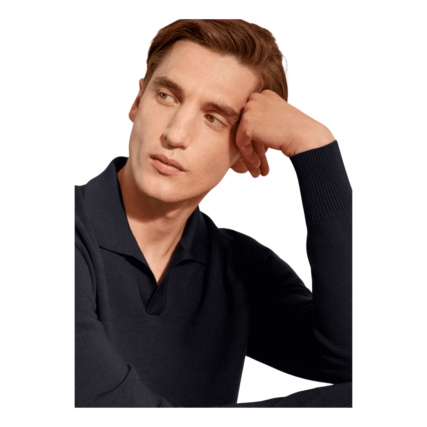 <tc>Loro Piana</tc> 男士無扣 Polo 衫