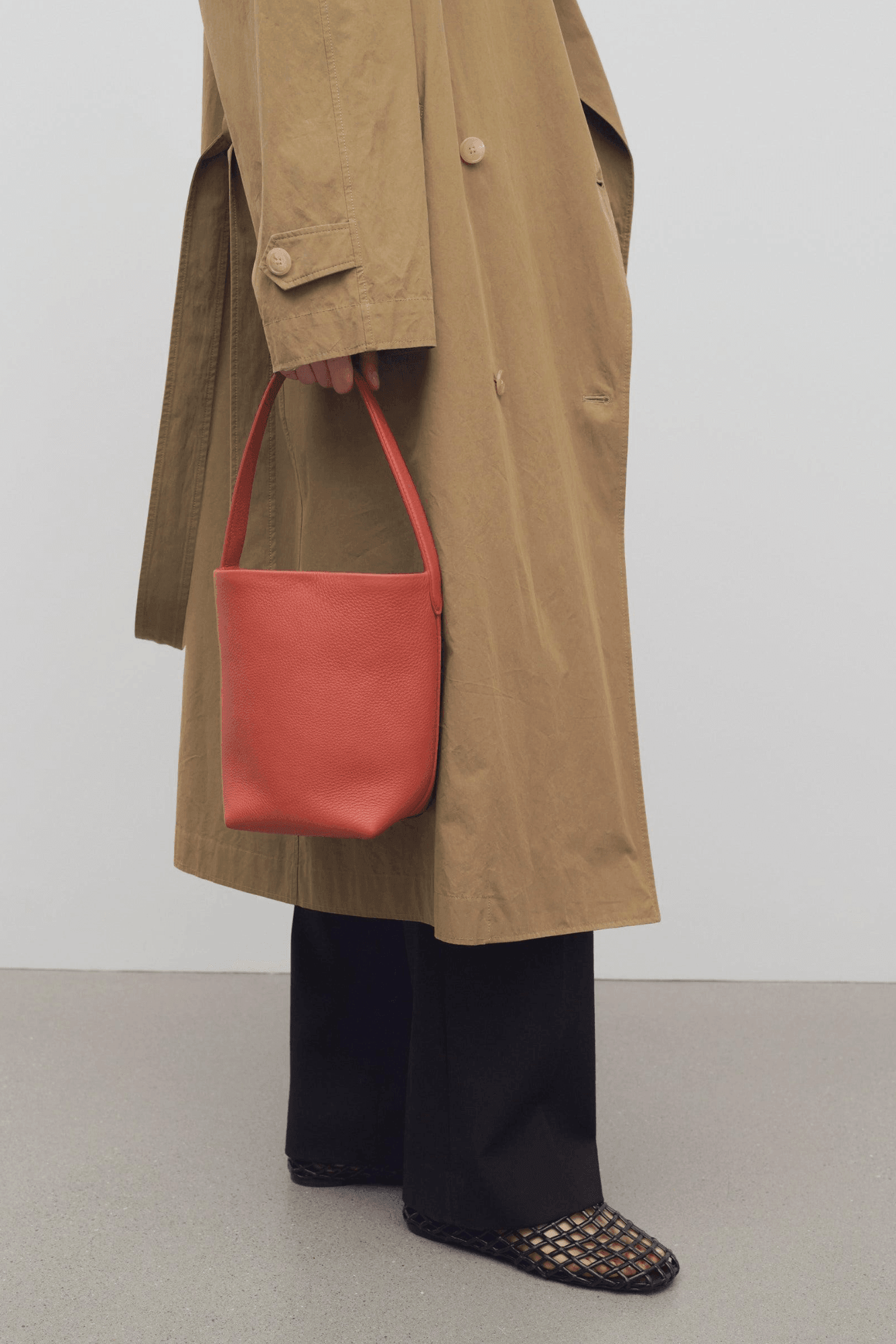 <tc>The Row</tc> Bolso pequeño N/S Park de piel
