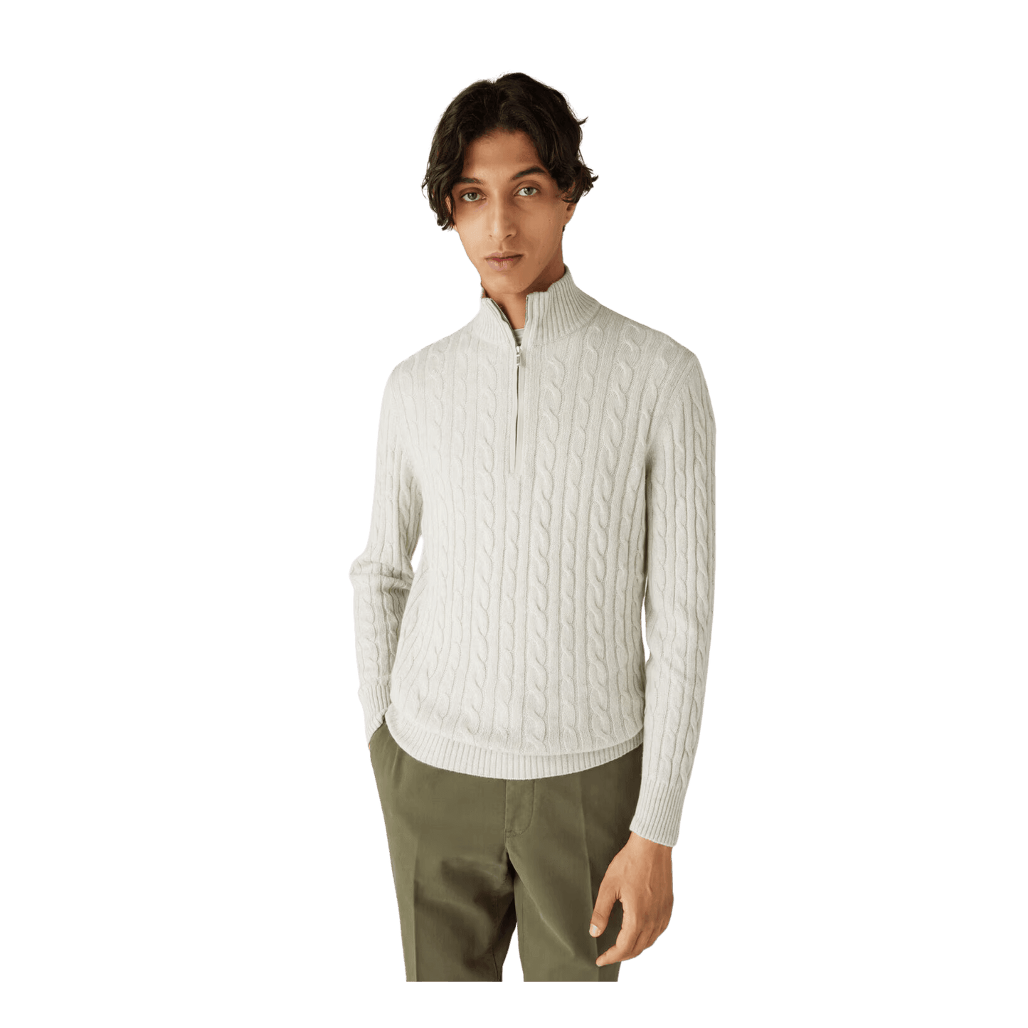 <tc>Loro Piana</tc> Jersey Treccia para hombre