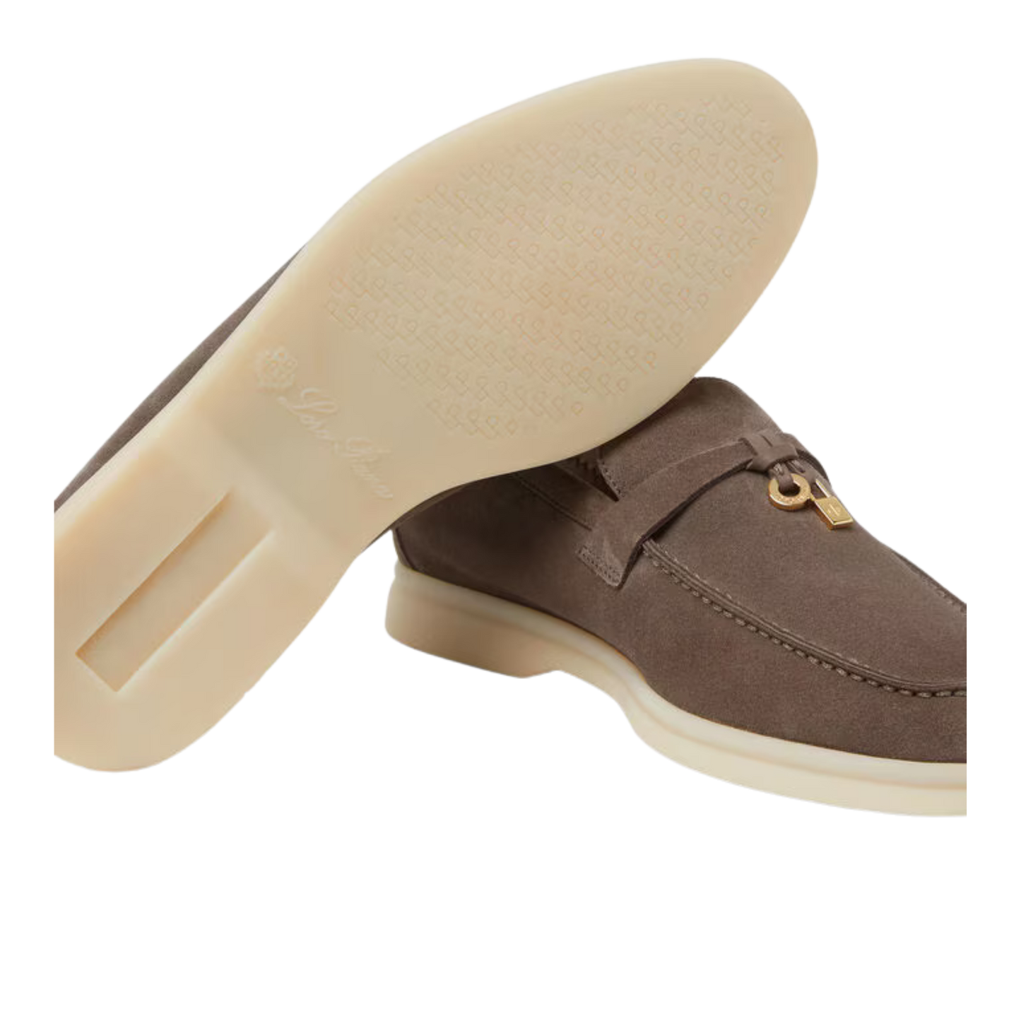 Loro Piana Mocasines Summer Charms Walk de ante para mujer
